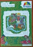 BRAZILIA-2011-''-FOLKLORUL din BRAZIL''-COLITA -.''MNH-NEstampilat-MNH-Vezi-Scan