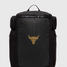 Under Armour rucsac Project Rock barbati, culoarea negru, mare, neted