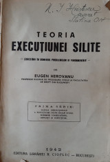 Teoria Executiunei Silite (Eugen Herovanu, 1942) foto