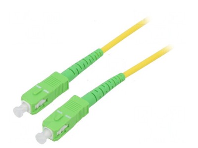 Patch cord fibră optică OS2 SC/APC 20m LSZH foto