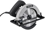 Fierastrau circular 1400W, 5300rot/min, disc 185mm, taiere 65mm la 90&deg;, reglaj unghi 45&deg;, sina de ghidare, KRAFTNER KF-1805