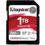 Card memorie Kingston SDXC Canvas React Plus Class 10 UHS-II 1TB