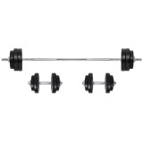 Set Haltera si Gantere inSPORTline BS08 3-50kg FitLine Training
