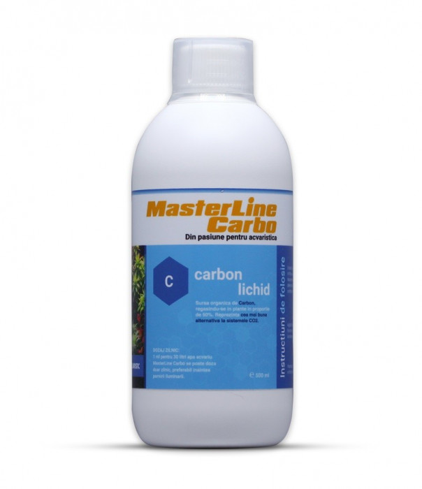 Fertilizant carbon lichid pentru plante acvatice MasterLine Carbo, 500 ml