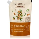 Green Pharmacy Almond &amp; Argan Oil Săpun lichid pentru m&acirc;ini rezervă 460 ml