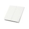 Comutator MiBoxer GANG, E009, PUSH 2, zone, 86A 86, mm, 250V AC, 10A, alb