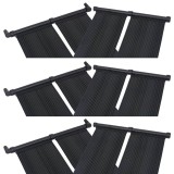 VidaXL Panou &icirc;ncălzitor solar pentru piscină, 6 buc., 80x310 cm