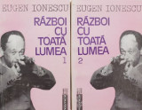 Cumpara ieftin Razboi cu toata lumea (2 volume) - Eugen Ionescu (putin patata)