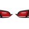 Set stopuri, lampa spate FORD FIESTA, 08.2017-, partea stanga, dynamic indicator; LED; crom, rosu, transparent; TUNING,