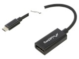Cablu adaptor USB 3.1 DisplayPort USB C nichelat