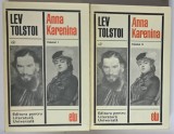 ANNA KARENINA , VOL. I - II de LEV TOLSTOI , Bucuresti 1968 , EDITIE BROSATA
