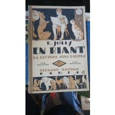 En Riant La Lecture Sans Larmes - cours preparatorie - R. Jolly