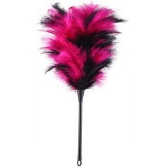 Cravasa Feather Tickler Black &amp; Pink Color
