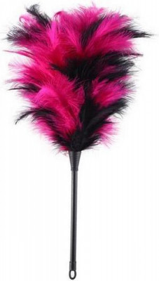 Cravasa Feather Tickler Black &amp;amp; Pink Color foto