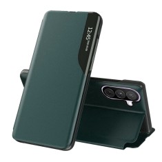 Husa pentru Samsung Galaxy A27 5G Eco Leather View flip tip carte, verde