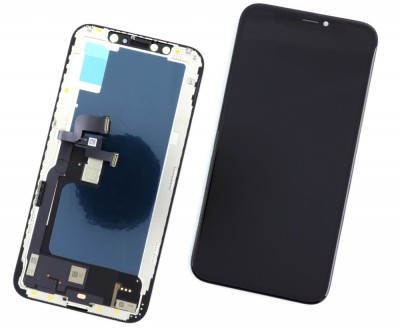Display Apple iPhone Xs Negru Black OLED SL High Copy Calitate A Plus foto