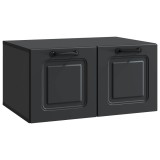 vidaXL Oglindă TV montată pe perete Pe perete Negru 59,5 x 41 x 30 cm 899356
