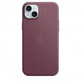 Husa de protectie FineWoven Case with MagSafe pentru iPhone 15 Plus, Mulberry, Apple