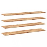 Rafturi suspendate 4 buc. 160x30x2cm lemn masiv acacia netratat