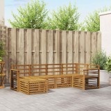 vidaXL Seturi de canapele 6 pcs natural Lemn Solid de Acacia 3375099