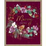 Felicitare - A Year In The Garden - Wren Wreath - Half | Great British Card Company