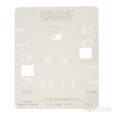 BGA Reballing iPhone 11 - 11 Pro Max, dot matrix Face IC, iPhone X - Xs Max, primary color dot matrix foto