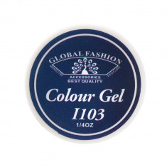 Gel Color Unghii, Vopsea de Arta Global Fashion, Seria Royal Blue I103, 5g