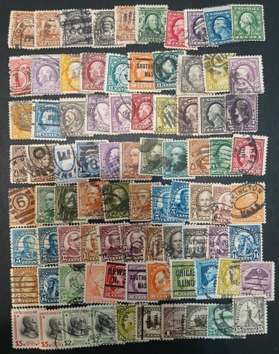 SUA-lot 2-clasic,stampilate-cota +++