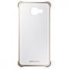 Husa protectie Originala Samsung Galaxy A5 2017 clear cover transparent/auriu, Plastic, Carcasa