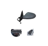 Oglinda exterioara Audi A6 (4g/C7), 01.2011-06.2014, partea Stanga, sticla crom, asferica cu incalzire, carcasa grunduita, ajustare electrica pliabil