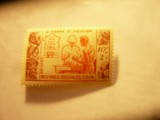Serie 1 valoare St.Pierre et Miquelon colonie franceza 1950 FOM Binefacere, Nestampilat