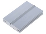 Radiator extrudat plat naturală
