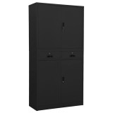 Cumpara ieftin Dulap de birou, antracit, 90x40x180 cm, otel