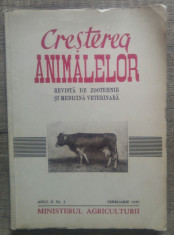 Revista Cresterea animalelor// februarie 1950 foto
