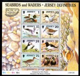 JERSEY 1997, Fauna, Pasari, bloc neuzat, MNH