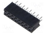 Conector şiruri pini soclu tată SAMTEC PIN 16 2,54mm THT 2x8