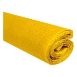 Hartie creponata Colorarte C05, 50x200cm, galben intens, set 10 role