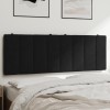 VidaXL Pernă tăblie de pat, negru, 140 cm, catifea 374671