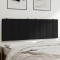 vidaXL Pernă tăblie de pat, negru, 140 cm, catifea 374671