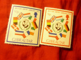 Serie Gibraltar 1973 Intrarea Marii Britanii in Europa , 2 valori, Nestampilat