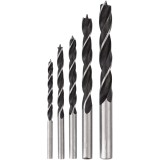 Set 5 burghie pentru lemn, 4-10 mm, Richmann
