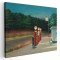 Tablou pictura Gaz de Edward Hopper 1574 Tablou canvas pe panza CU RAMA 80x120 cm