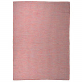 Covor de exterior, rosu, 200x280 cm, tesatura plata GartenMobel Dekor, vidaXL