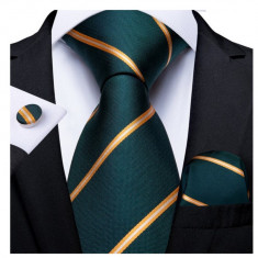 Set cravata + batista + butoni - matase - model 146