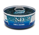 Farmina N&amp;amp;D Ocean cat Tuna &amp;amp; Salmon can 70 g