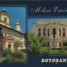 CPI B 11503 CARTE POSTALA - BOTOSANI. COLAJ OMAGIAL MIHAI EMINESCU