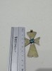 Cruce vintage ruseasca cu piatra albastra