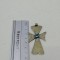 Cruce vintage ruseasca cu piatra albastra