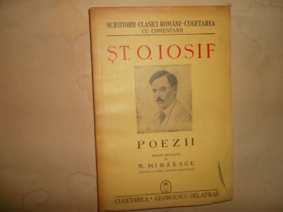 Poezii - St. O. Iosif foto