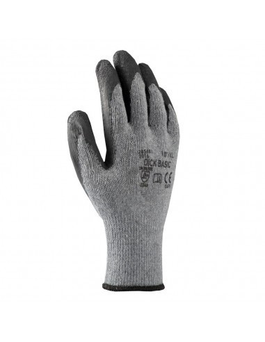 Manusi protectie gri din poliester Basic marimea 10